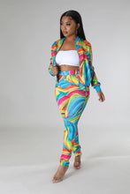 Load image into Gallery viewer, Swirl In Colors Pants Set