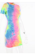 Load image into Gallery viewer, Tie Dye Short Sleeve Dress